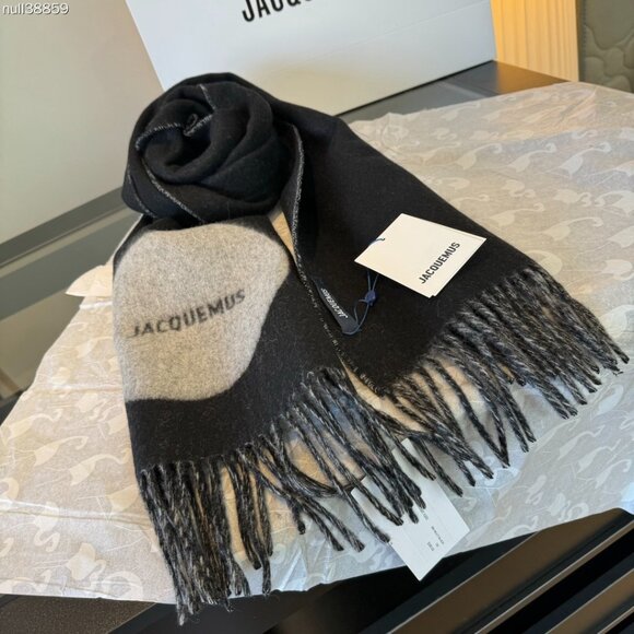 Jacquemus Contrast Logo Scarf